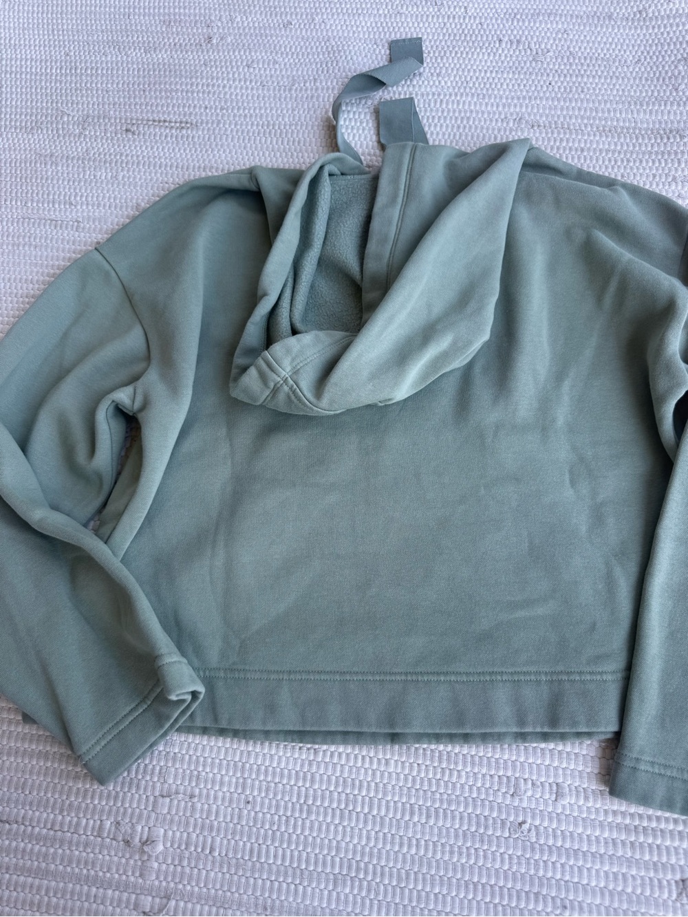Lou & Grey Sage Green Hoodie and Shorts Loungewear Set - Picture 13 of 13